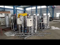 Dispositivo de sistemas de recuperación de condensado con control totalmente automático para ahorrar energía